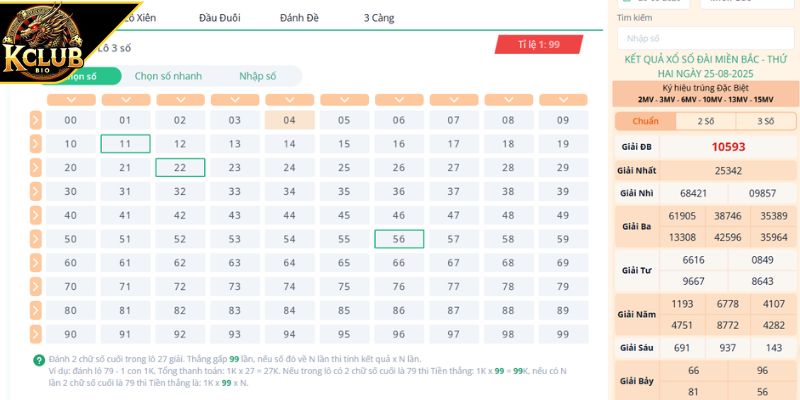 Lô Đề 3 Miền KCLUB - Giải Mã Cách Chơi Và Kinh Nghiệm Thắng 2 Đánh lô theo cầu dễ thắng